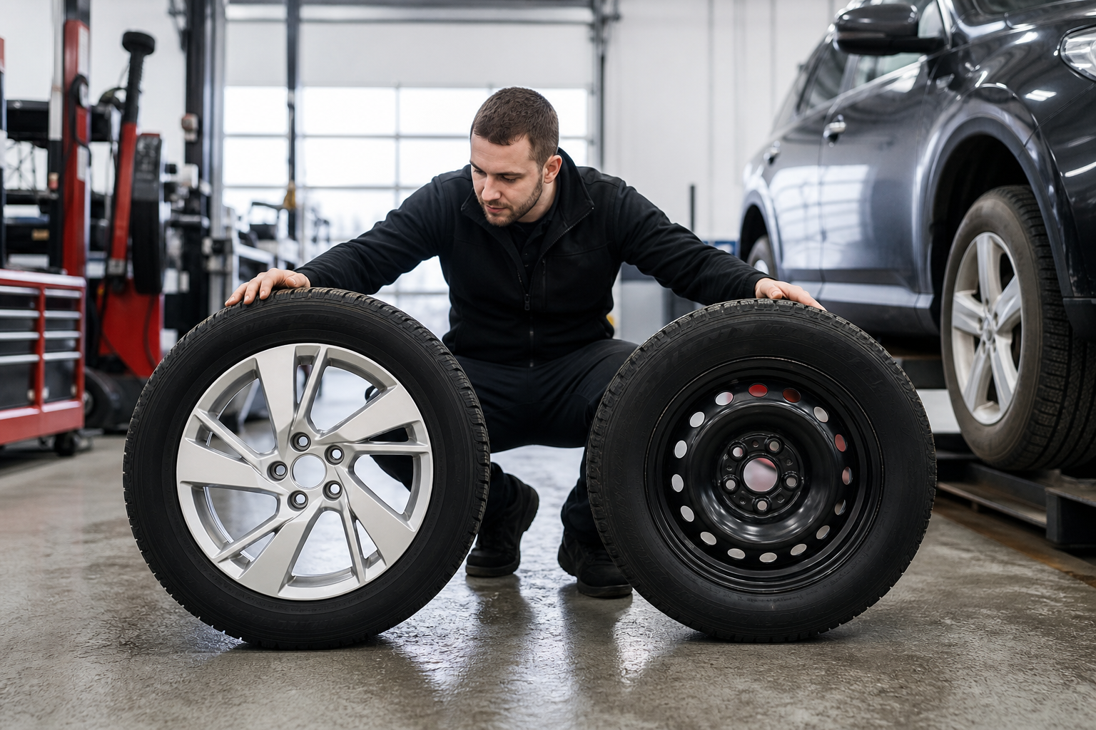 Decoding the Rim Dilemma: Alloy vs Steel for Winter Driving - Limitless Tire