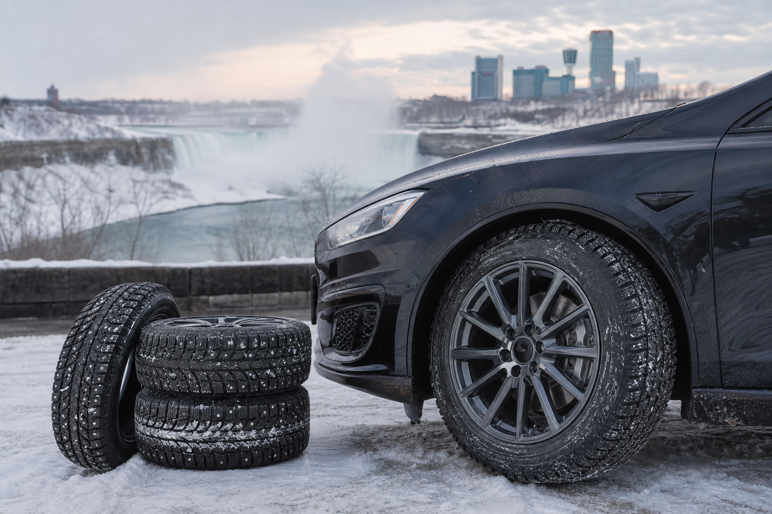 Driving through the Falls: Bridgestone Blizzak vs. Nokian Hakkapeliitta Tire Comparison - Limitless Tire