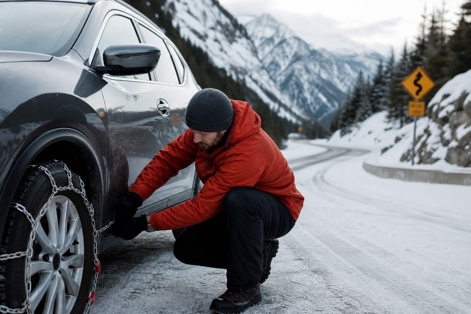 "Conquer the Snowy Trails of Sierra County: Choosing Between Snow Tires or Chains on Highways 49 and 88 in Alpine" - Limitless Tire