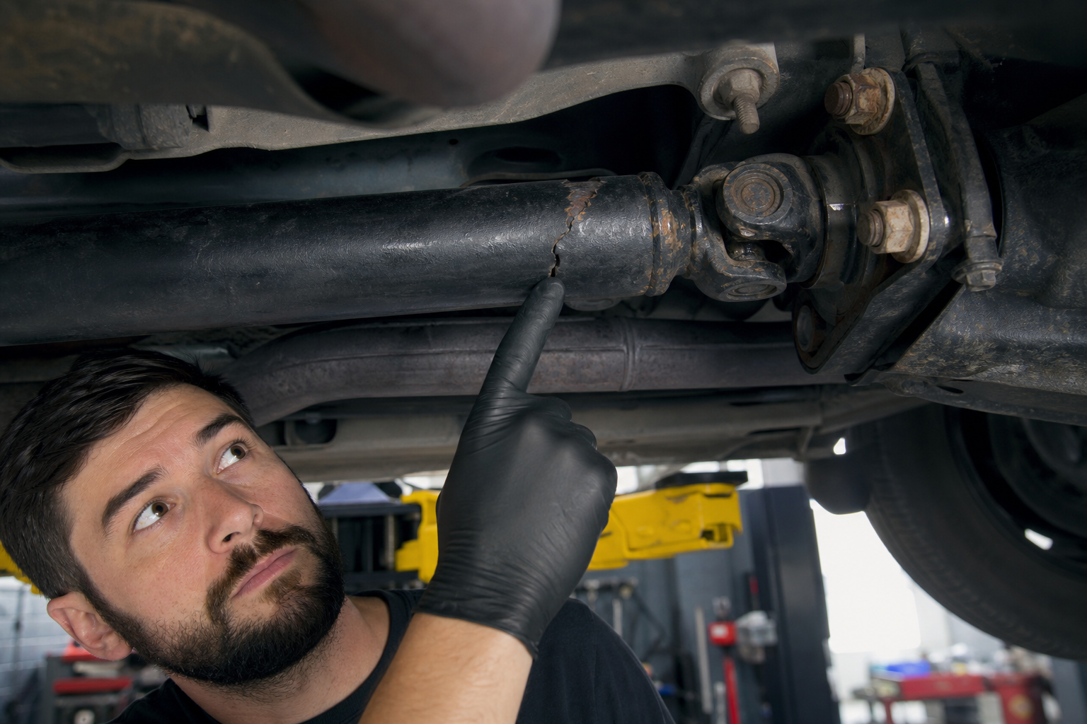 Cracked Drive Shaft: Vibration and noise issues. - Limitless Tire