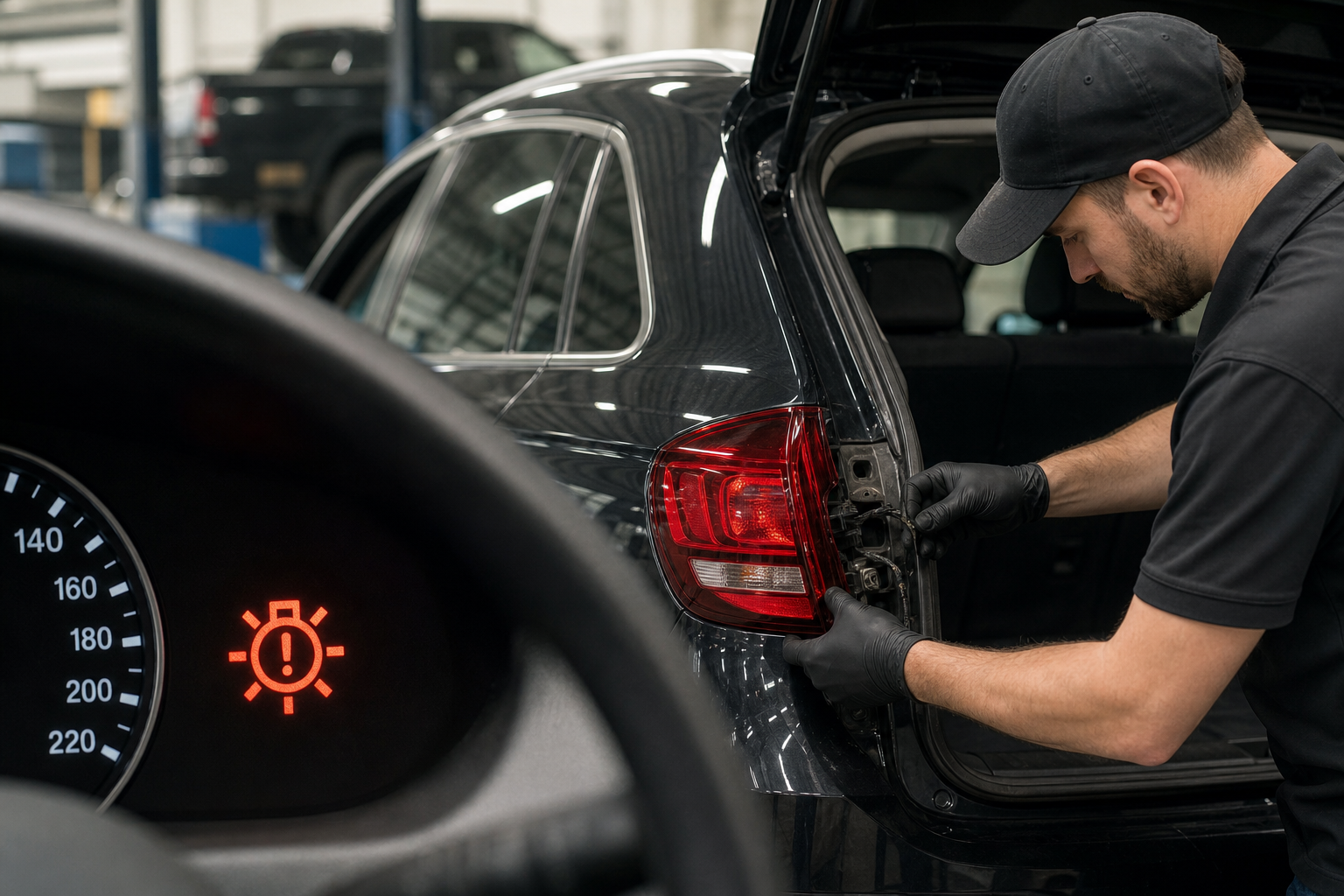 Banish the Darkness: Solutions for Dashboard Warning Light for Taillights - Limitless Tire