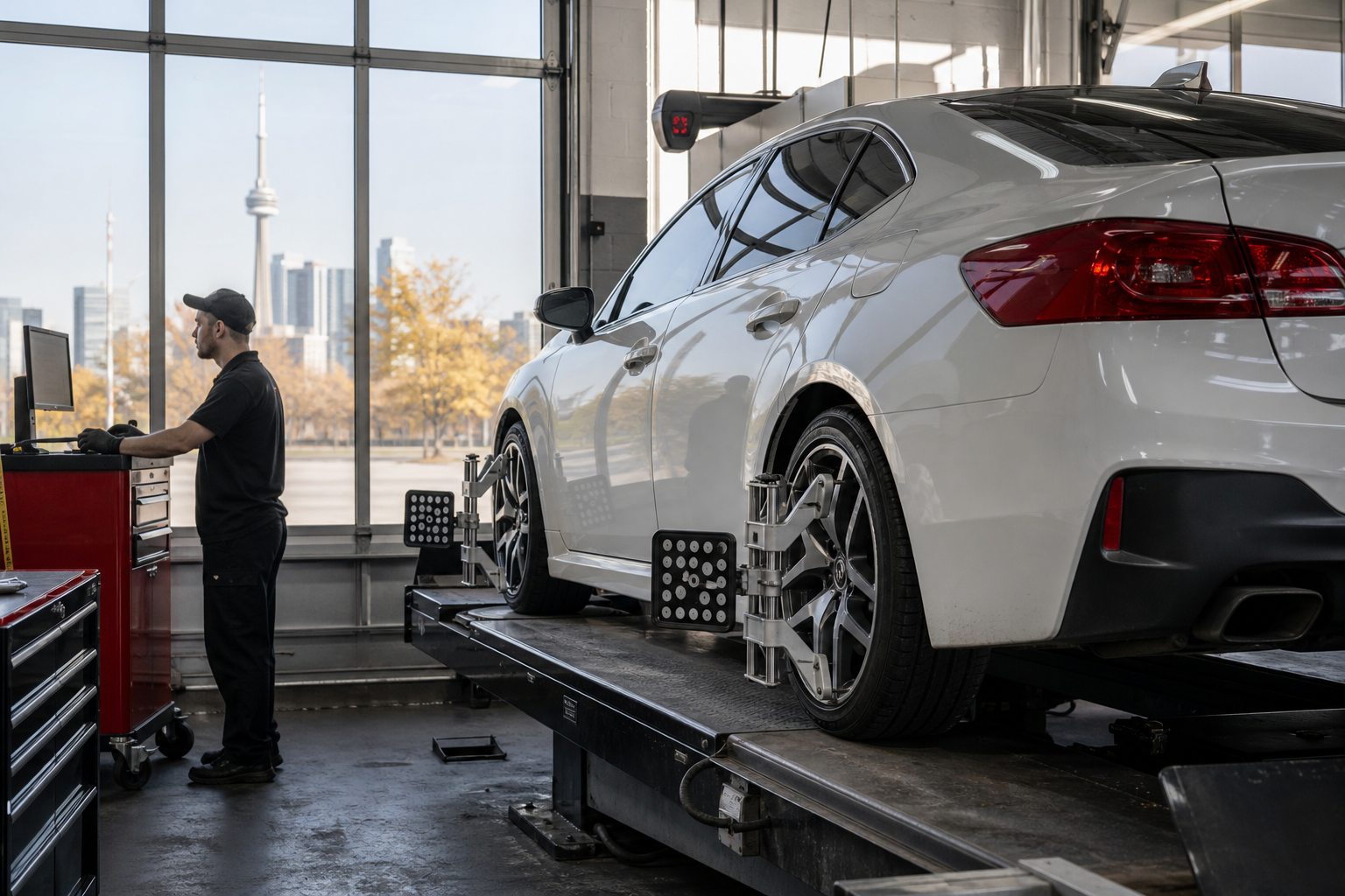 Unveiling the Truth: Dealerships vs. Independent Shops for Wheel Alignment - Limitless Tire