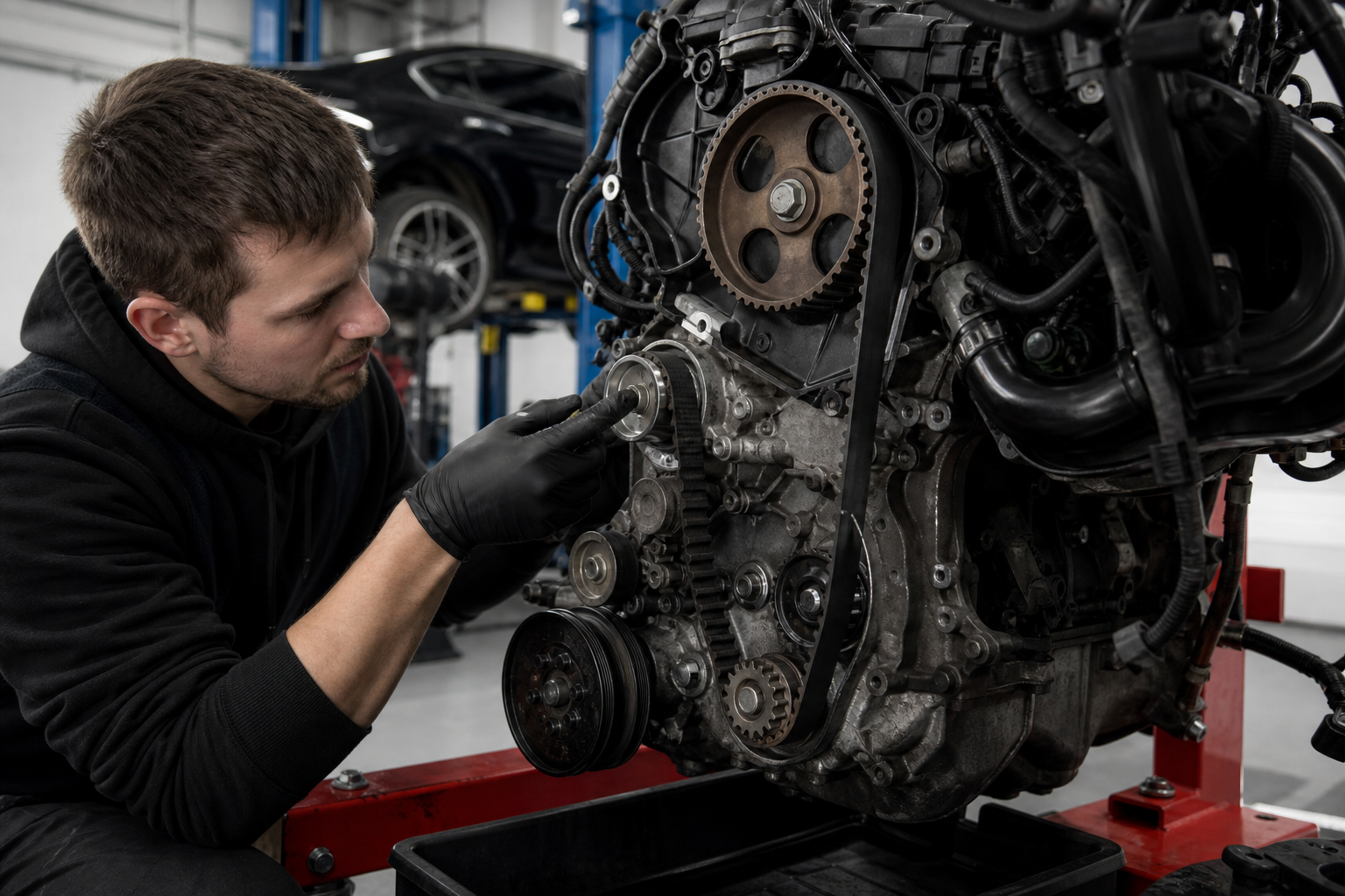 Loose Timing Belt Tensioner: Symptoms and risks. - Limitless Tire