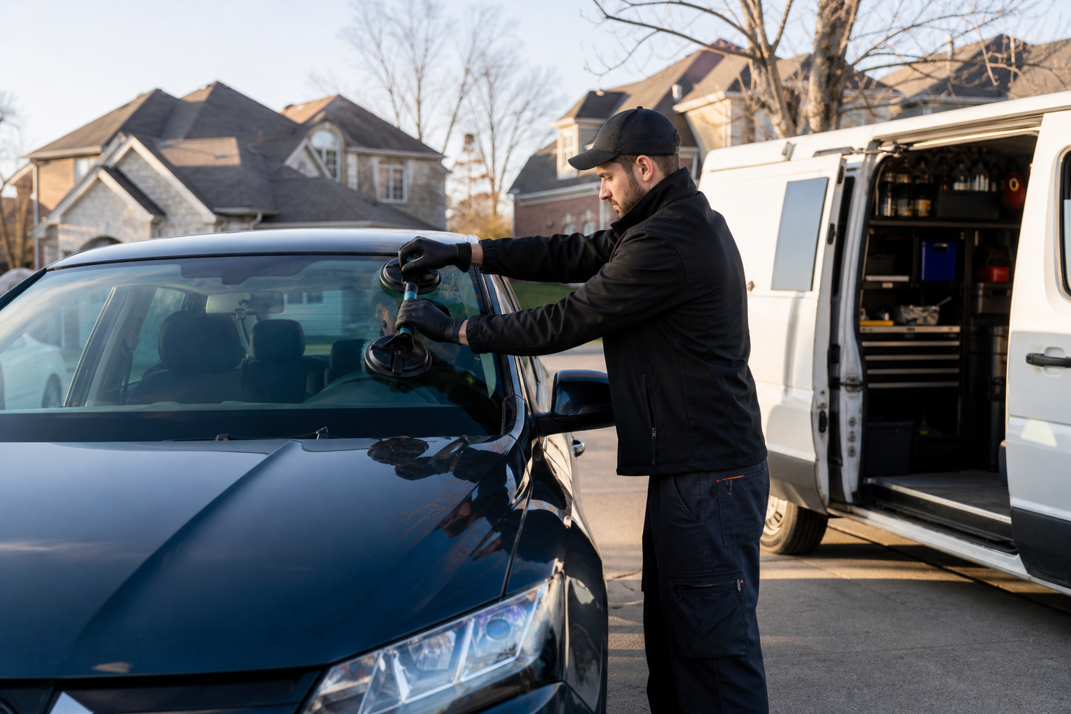 On-the-Go Windshield Solutions: Mobile Replacement in Mississauga - Limitless Tire