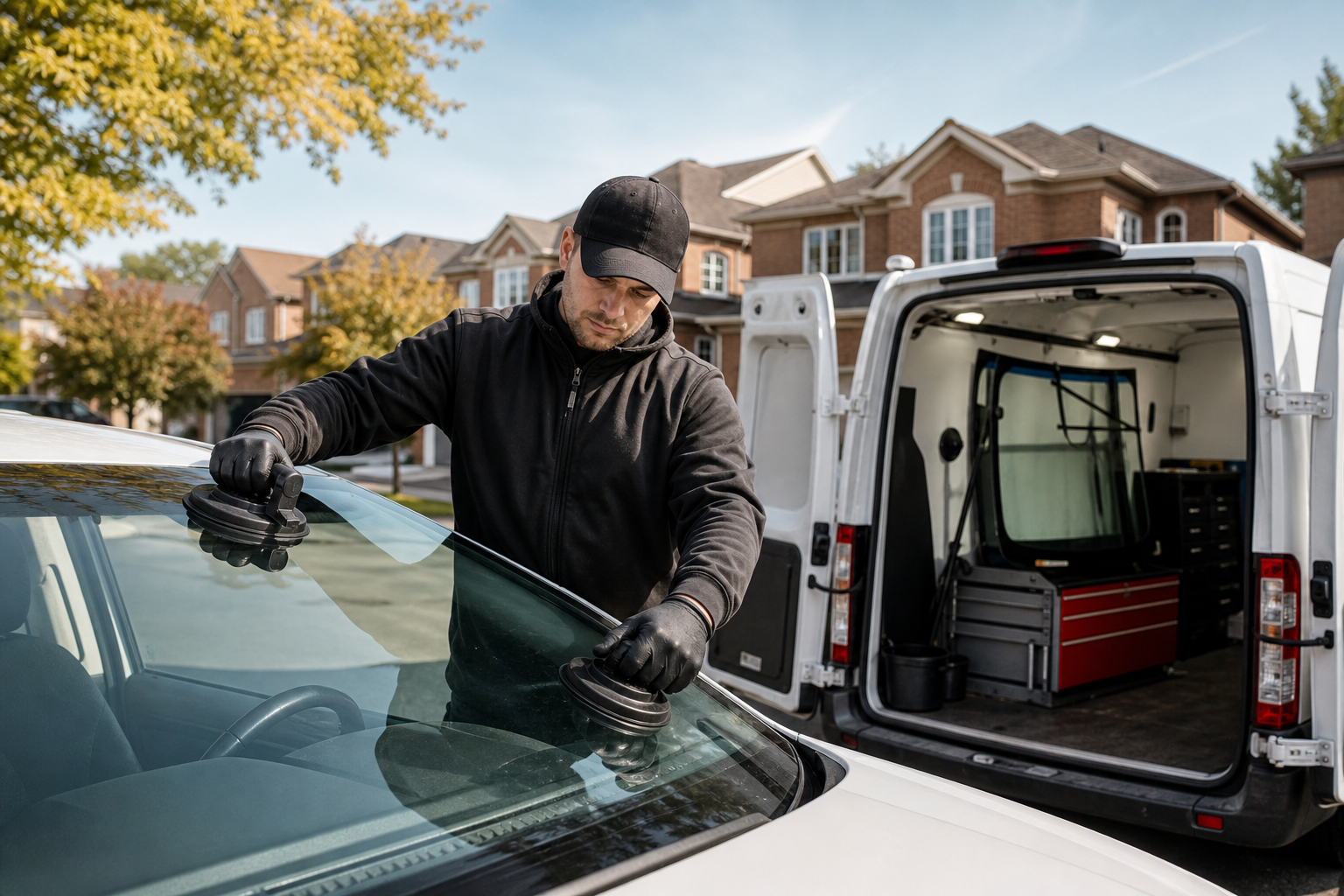 On-the-Go Windshield Solutions: Mobile Replacement in Mississauga - Limitless Tire