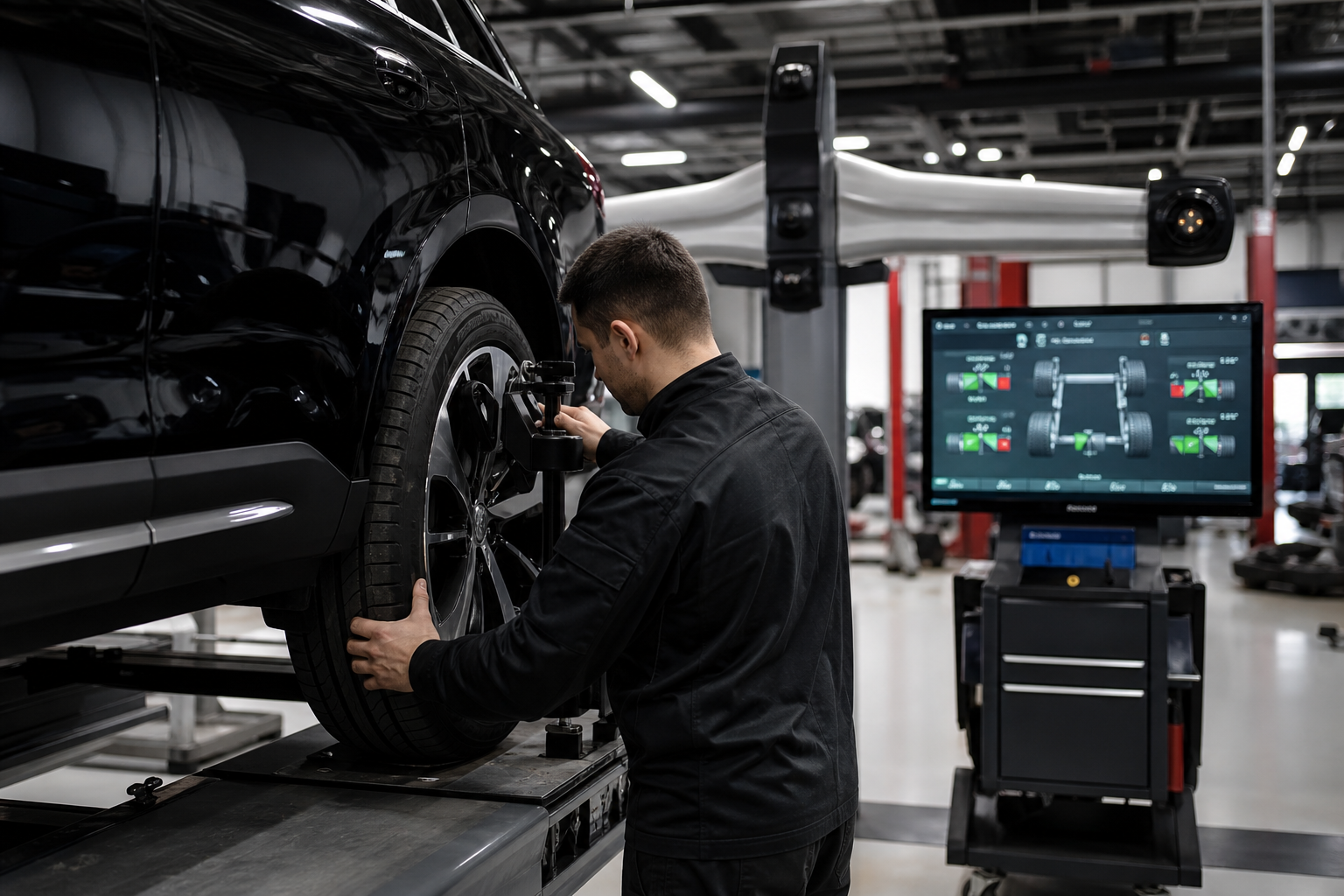 Driving Efficiency: Harnessing the Power of Software in Wheel Alignment - Limitless Tire