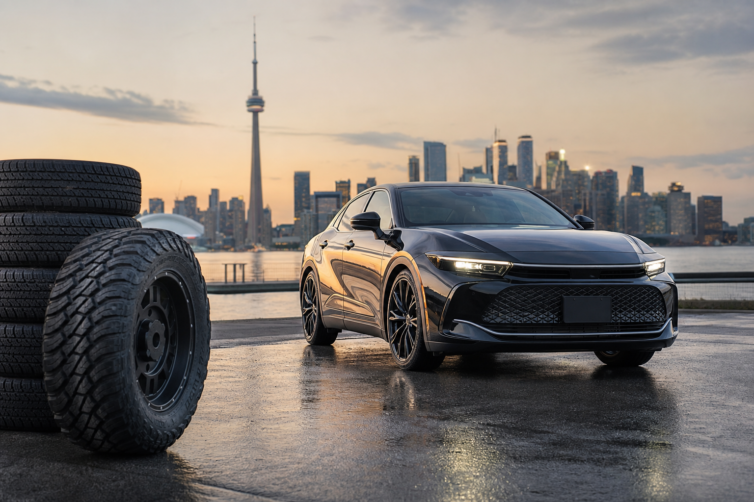 Strength and Performance Unite: ZC Supplies Sand Tires to Middle East OEM while Toyota Crown Sedan Conquers with Dunlop Tires - Limitless Tire