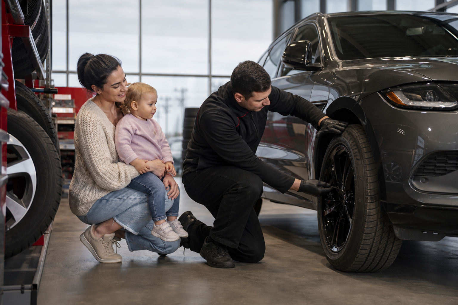 "Tots on Wheels: Tire Pros Pioneers Safety for Tiny Drivers" - Limitless Tire